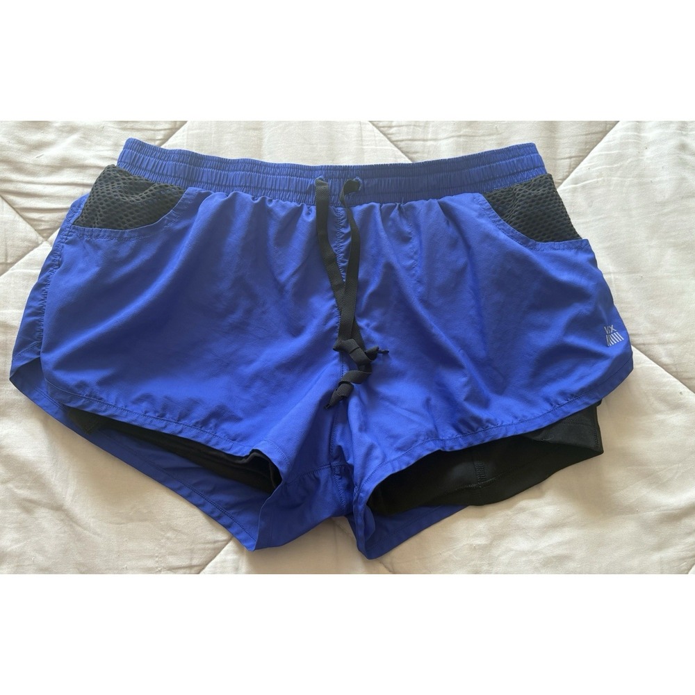 Victoria's Secret VSX‎ Sport Athletic Shorts Lined Women's Cobalt Blue Small